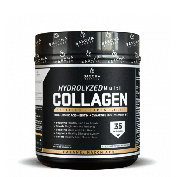 HYDROLYZED Multi COLÁGENO CARAMEL MACCHIATO - SASCHA FITNESS 35 SV