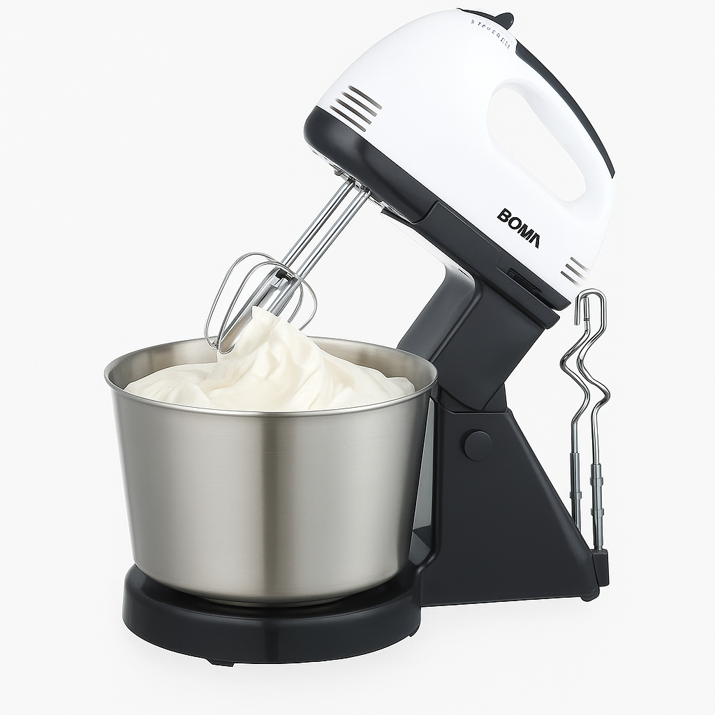 BM-133T.webp Batidora con Pedestal más Tazon de acero inoxidable 260W X12 - Imagen 1
