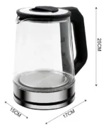 Hervidor 2.3L de Vidrio Templado 1500W X12 - Imagen 4