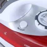 Plancha de Vapor 450ML con base Cerámica Antiadherente 2200W X10 - Imagen 3