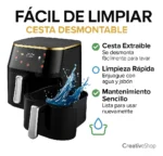 Freidora de Aire de 10L Digital 1400W X4 - Imagen 2