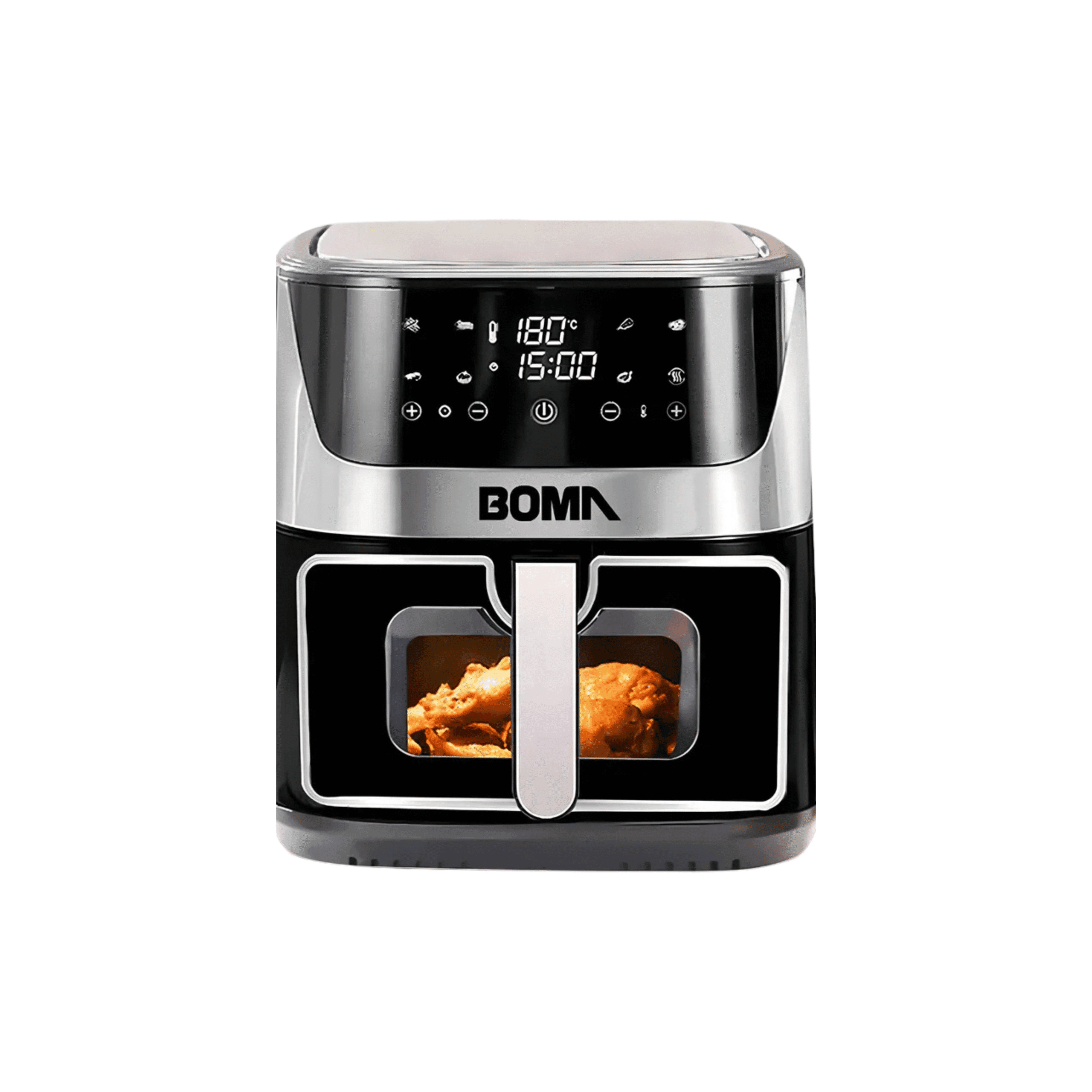BM-880-1-scaled-1.png Freidora de Aire de 12L Inox Digital con Visor 1500W X4 - Imagen 1