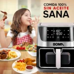 Freidora de Aire de 12L Inox Digital con Visor 1500W X4 - Imagen 2