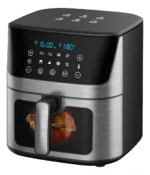 Freidora de Aire 8L Inox Digital con Visor 1500W X4