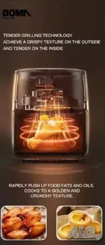 Freidora de Aire de 7L con Perillas 1500W X4 - Imagen 3