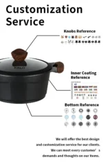 Juegos de Ollas Roca Volcánica-14 Piezas X03 - Imagen 3