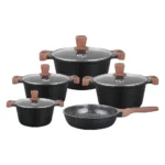 Juegos de Ollas Roca Volcánica-06 Piezas X03 - Imagen 3