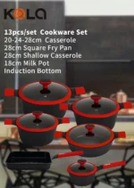 Juegos de Ollas Roca Volcánica -11 Piezas X03 - Imagen 3