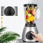 Licuadora Inox de Vaso de Vidrio 1.5L más Moledor de Granos 800W X6 - Imagen 4