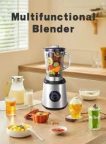 Licuadora Inox de Vaso de Vidrio 1.5L más Moledor de Granos 800W X6 - Imagen 2