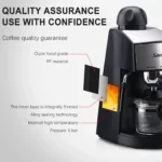 Máquina Cafetera de 2.4L Espresso de 4 Tazas 800W X4 - Imagen 4