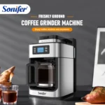 Máquina Cafetera de 1.2L con pantalla LED más Molinillo de Granos 1050W X2 - Imagen 2