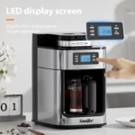 Máquina Cafetera de 1.2L con pantalla LED más Molinillo de Granos 1050W X2 - Imagen 3