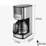 Máquina Cafetera de 1.8L Digital para 12-15 tazas 1000W X4 - Imagen 6