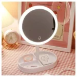 ESPEJO PARA MAQUILLAJE CON LUZ LED Y BASE ORGANIZADORA - Imagen 4